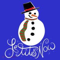 Le Tits Now Let It Snow Gift Coaster thumb 2