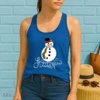 Le Tits Now Let It Snow Gift Women's Tank Top thumb 2