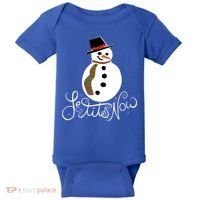 Le Tits Now Let It Snow Gift Baby Bodysuit thumb 0