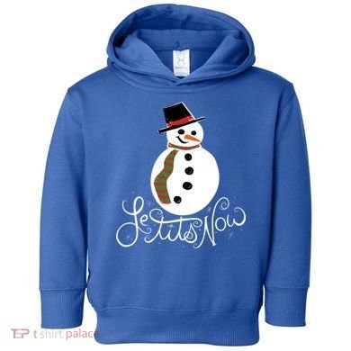 Le Tits Now Let It Snow Gift Toddler Hoodie