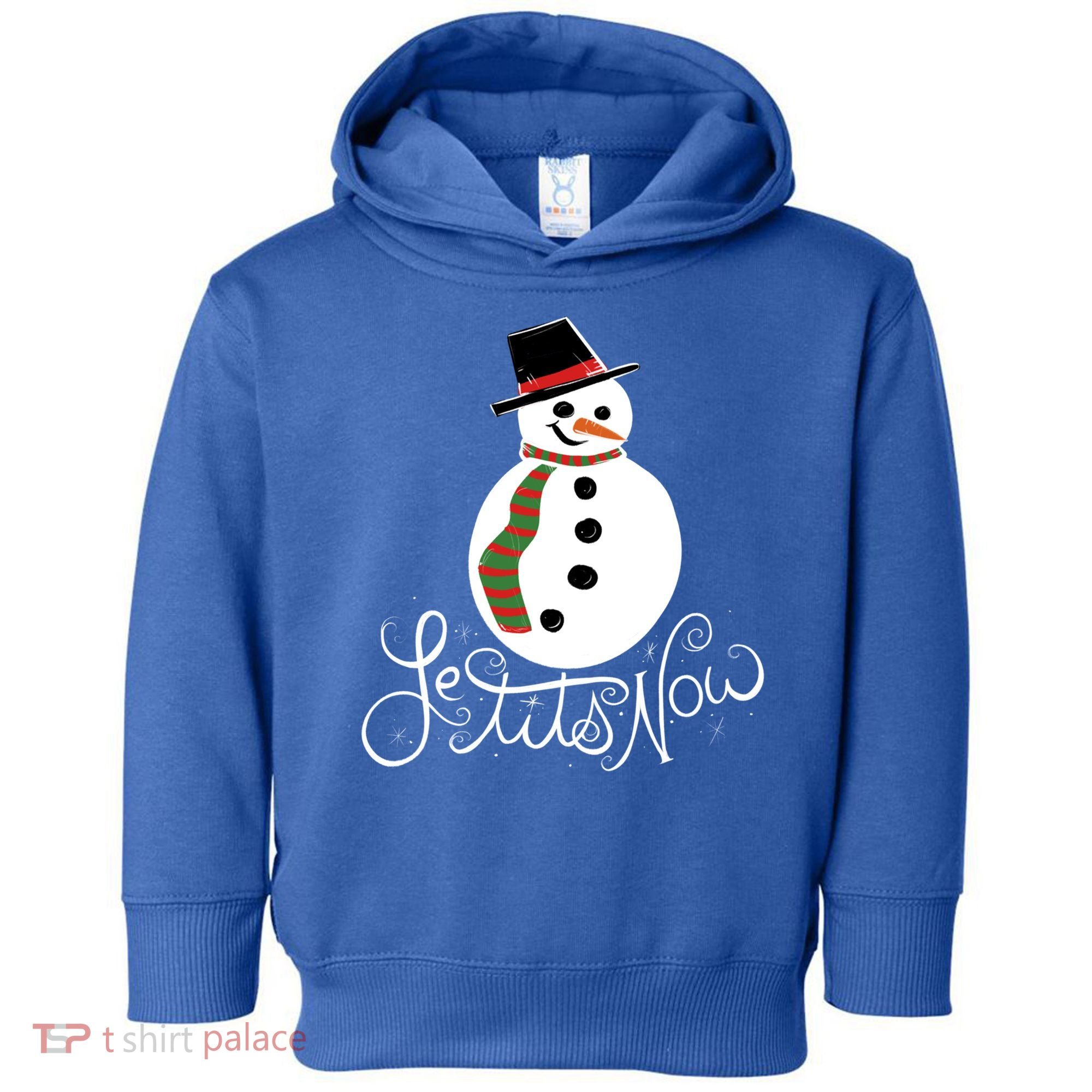 Le Tits Now Let It Snow Gift Toddler Hoodie
