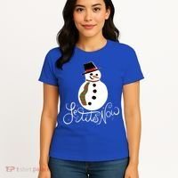 Le Tits Now Let It Snow Gift Women's T-Shirt thumb 4