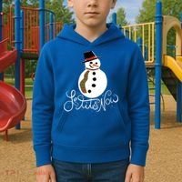 Le Tits Now Let It Snow Gift Kids Hoodie thumb 2