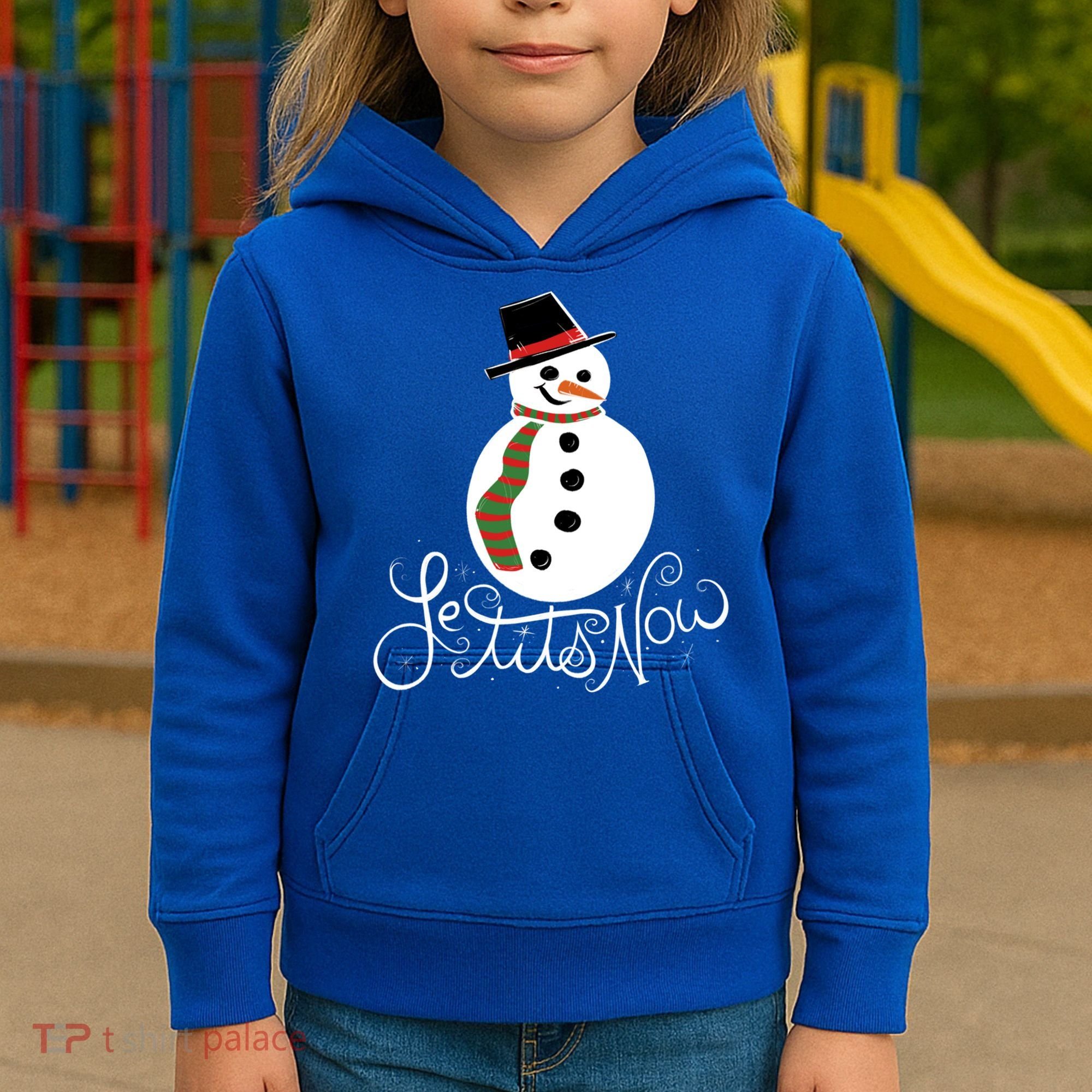 Le Tits Now Let It Snow Gift Kids Hoodie