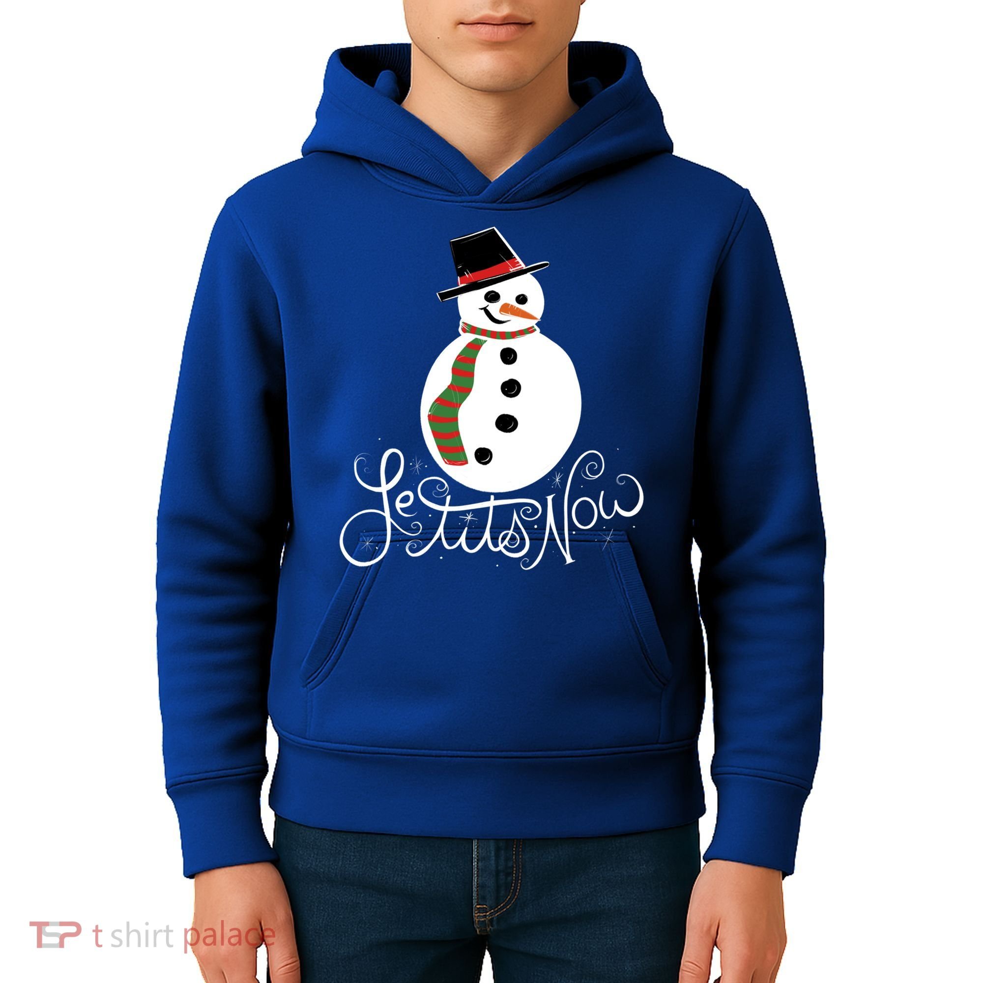Le Tits Now Let It Snow Gift Kids Hoodie