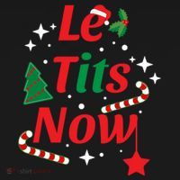 Le Tits Now Funny Christmas Snow Gift Women's Hoodie thumb 2