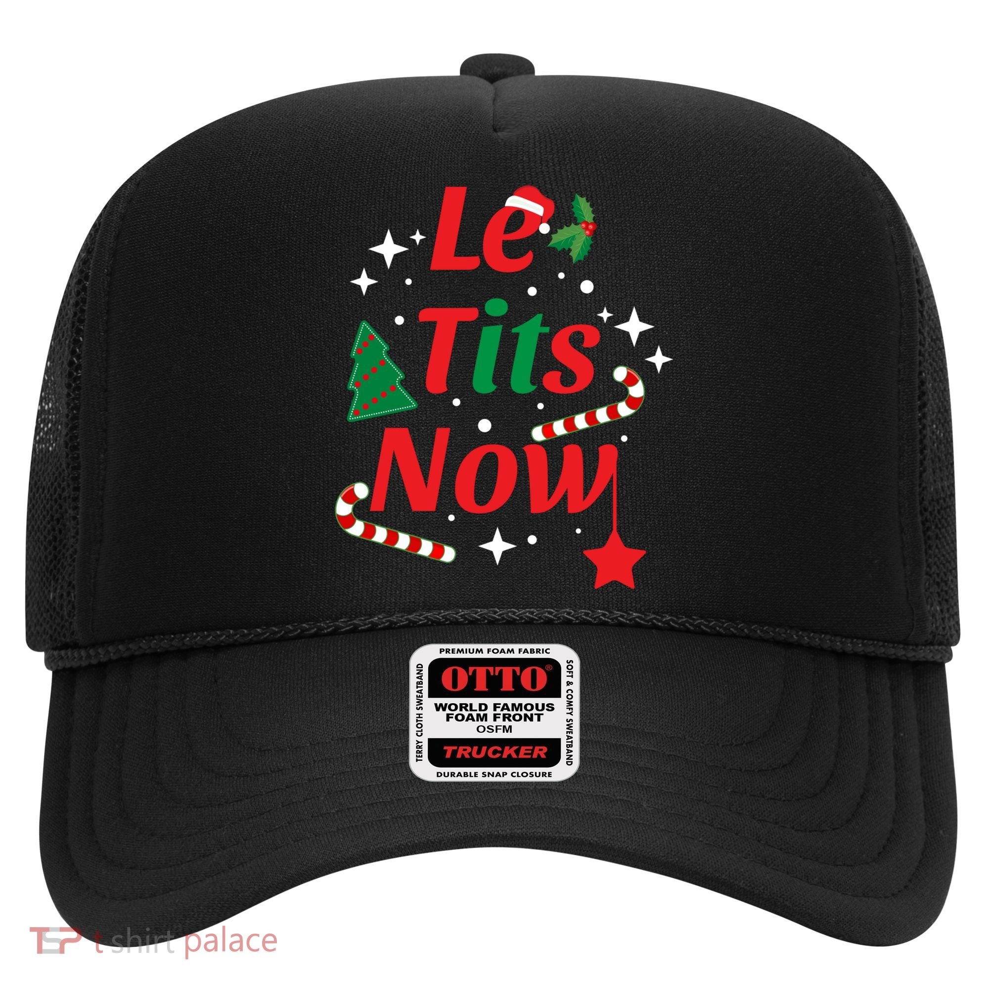 Le Tits Now Funny Christmas Snow Gift Hat