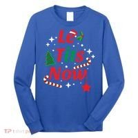 Le Tits Now Funny Christmas Snow Gift Long Sleeve Shirt thumb 0