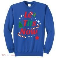 Le Tits Now Funny Christmas Snow Gift Sweatshirt thumb 0