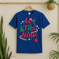 Le Tits Now Funny Christmas Snow Gift T-Shirt thumb 2