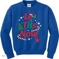 Le Tits Now Funny Christmas Snow Gift Kids Sweatshirt thumb 0