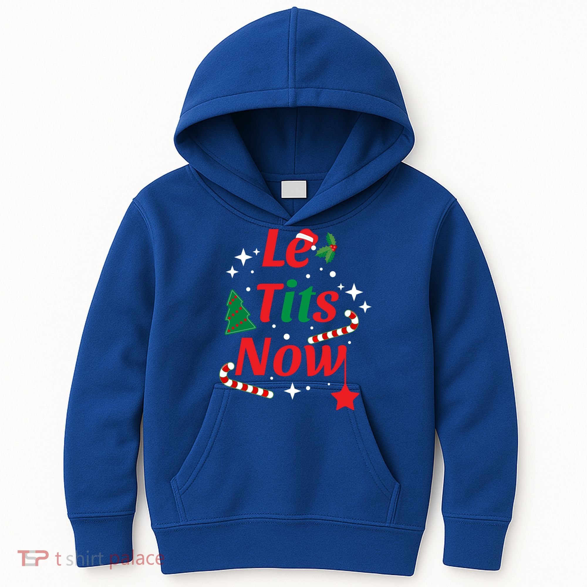 Le Tits Now Funny Christmas Snow Gift Kids Hoodie