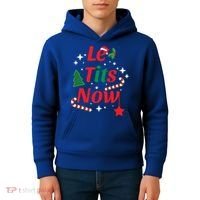Le Tits Now Funny Christmas Snow Gift Kids Hoodie thumb 4