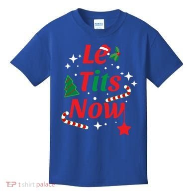 Le Tits Now Funny Christmas Snow Gift Kids T-Shirt