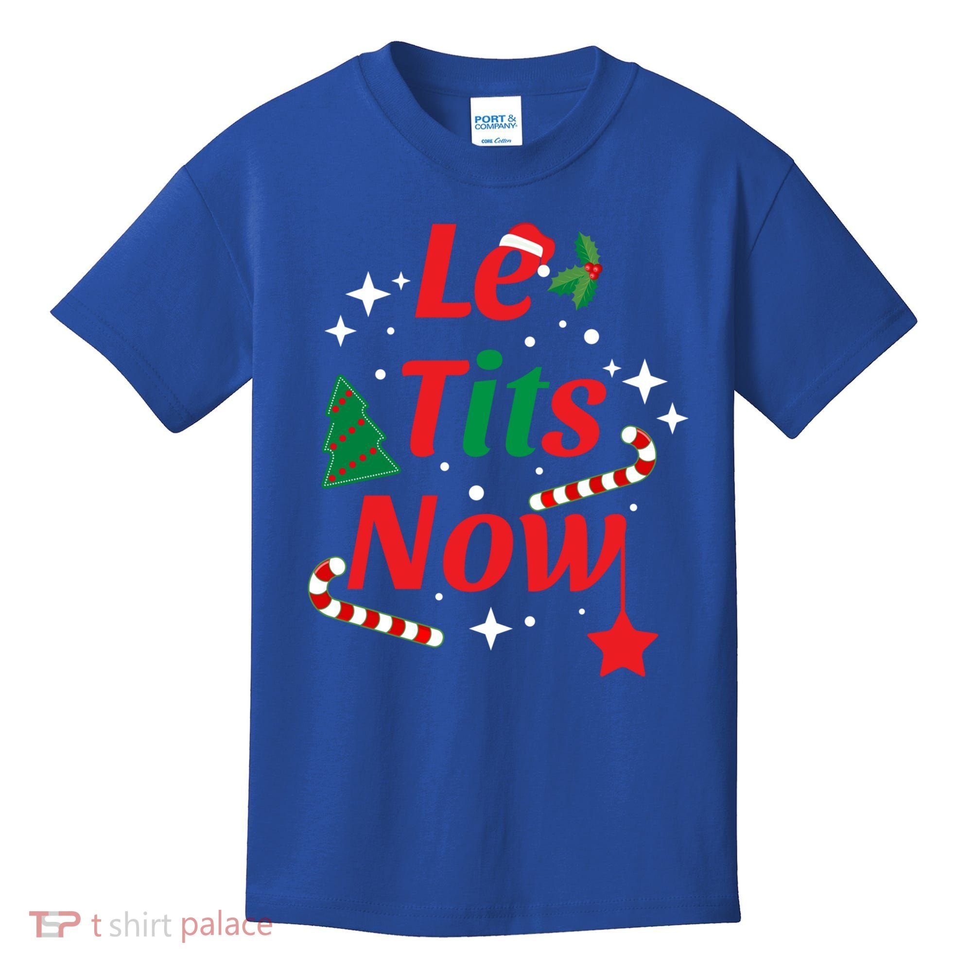 Le Tits Now Funny Christmas Snow Gift Kids T-Shirt