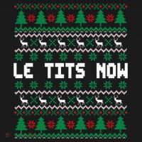 Le Tits Now Ugly Christmas Sweater Let It Snow Gift Women's Hoodie thumb 2