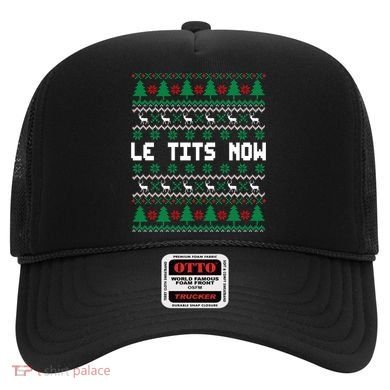Le Tits Now Ugly Christmas Sweater Let It Snow Gift Hat