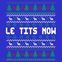 Le Tits Now Ugly Christmas Sweater Let It Snow Gift Coaster thumb 2