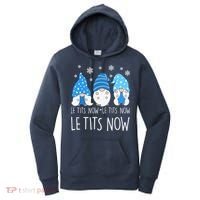 Le Tits Now Christmas Let It Snow Ugly Sweater Funny Party Women's Hoodie thumb 0
