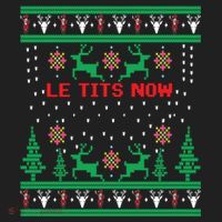 Le Tits Now Christmas Let It Snow Ugly Sweater Party Gift Hat thumb 2