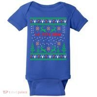Le Tits Now Christmas Let It Snow Ugly Sweater Party Gift Baby Bodysuit thumb 0