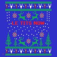 Le Tits Now Christmas Let It Snow Ugly Sweater Party Gift Baby Bodysuit thumb 2