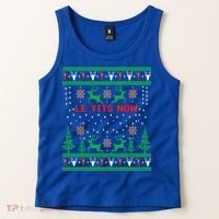 Le Tits Now Christmas Let It Snow Ugly Sweater Party Gift Tank Top thumb 2