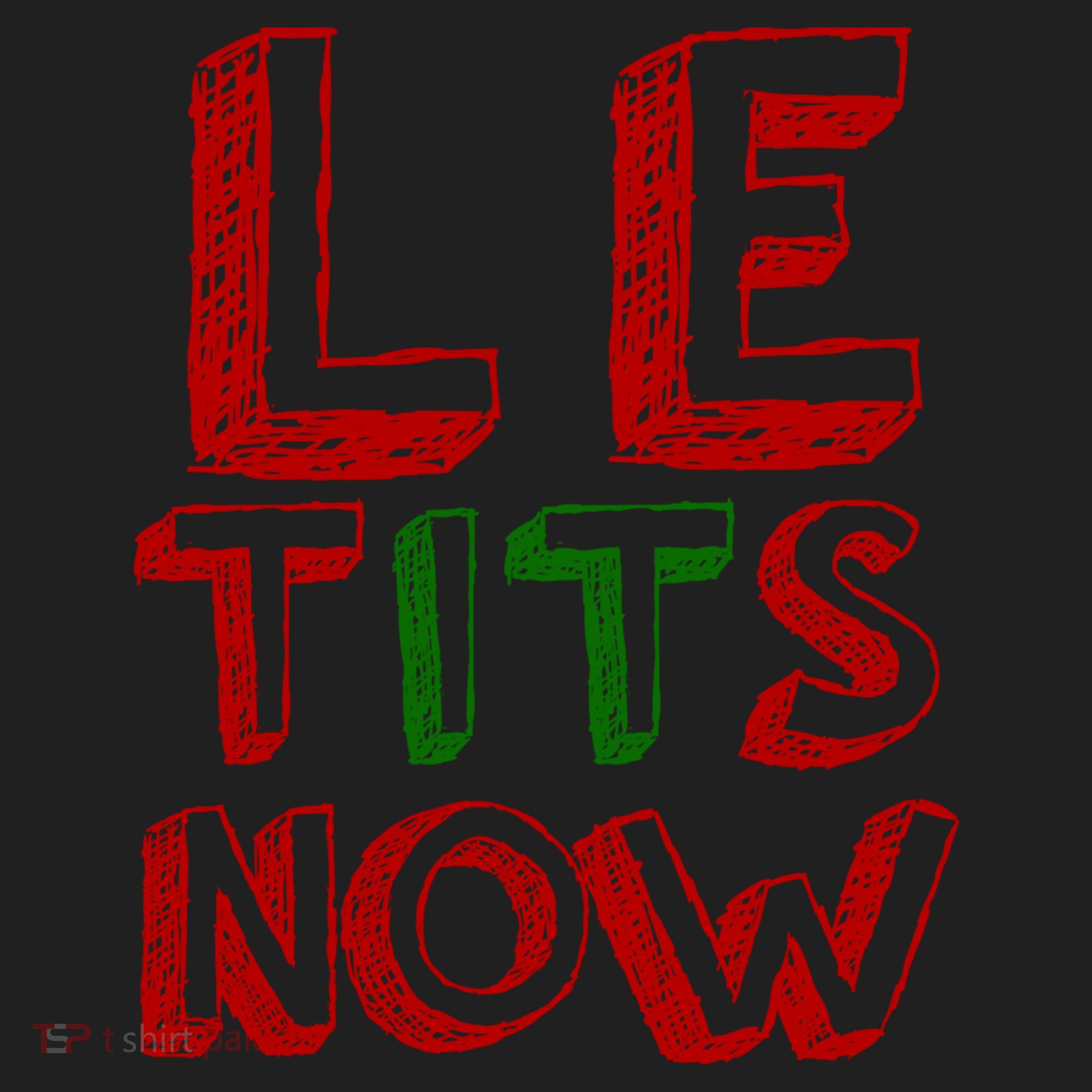 Le Tits Now Funny Christmas Jumper With Let Is Snow Slogan Gift Golf Towel