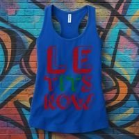 Le Tits Now Funny Christmas Jumper With Let Is Snow Slogan Gift Women's Tank Top thumb 3