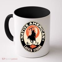 Lakota Tribe Native American Indian Pride Strong Retro Cool Gift Coffee Mug thumb 0