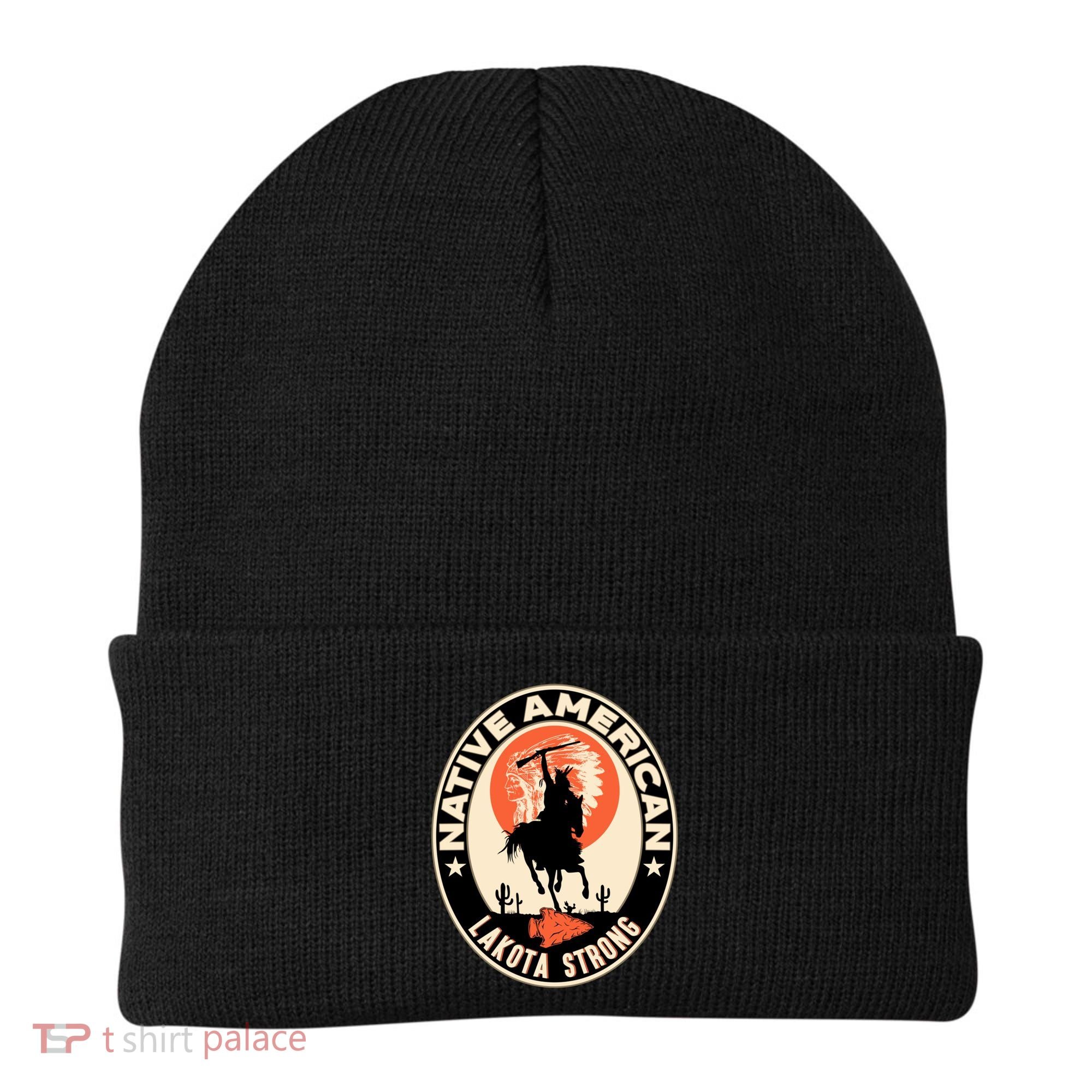 Lakota Tribe Native American Indian Pride Strong Retro Cool Gift Beanie