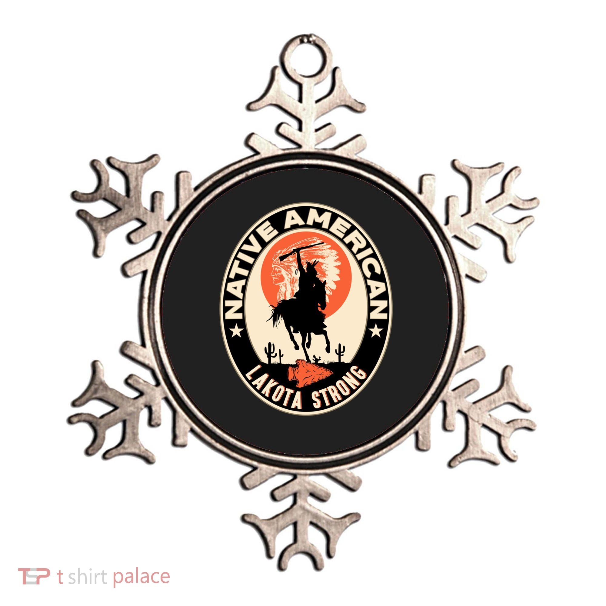 Lakota Tribe Native American Indian Pride Strong Retro Cool Gift Ornament