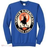 Lakota Tribe Native American Indian Pride Strong Retro Cool Gift Sweatshirt thumb 0