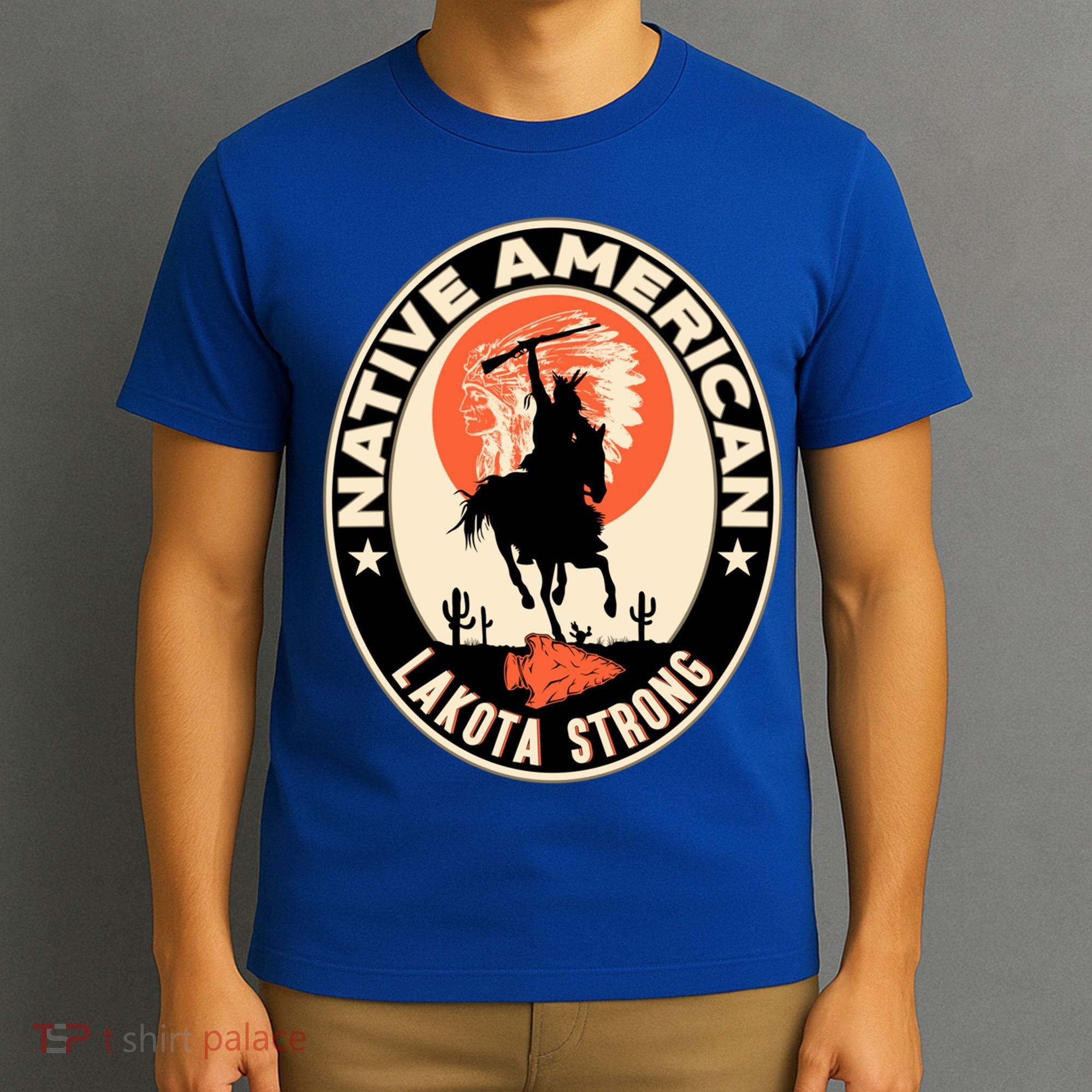 Lakota Tribe Native American Indian Pride Strong Retro Cool Gift T-Shirt