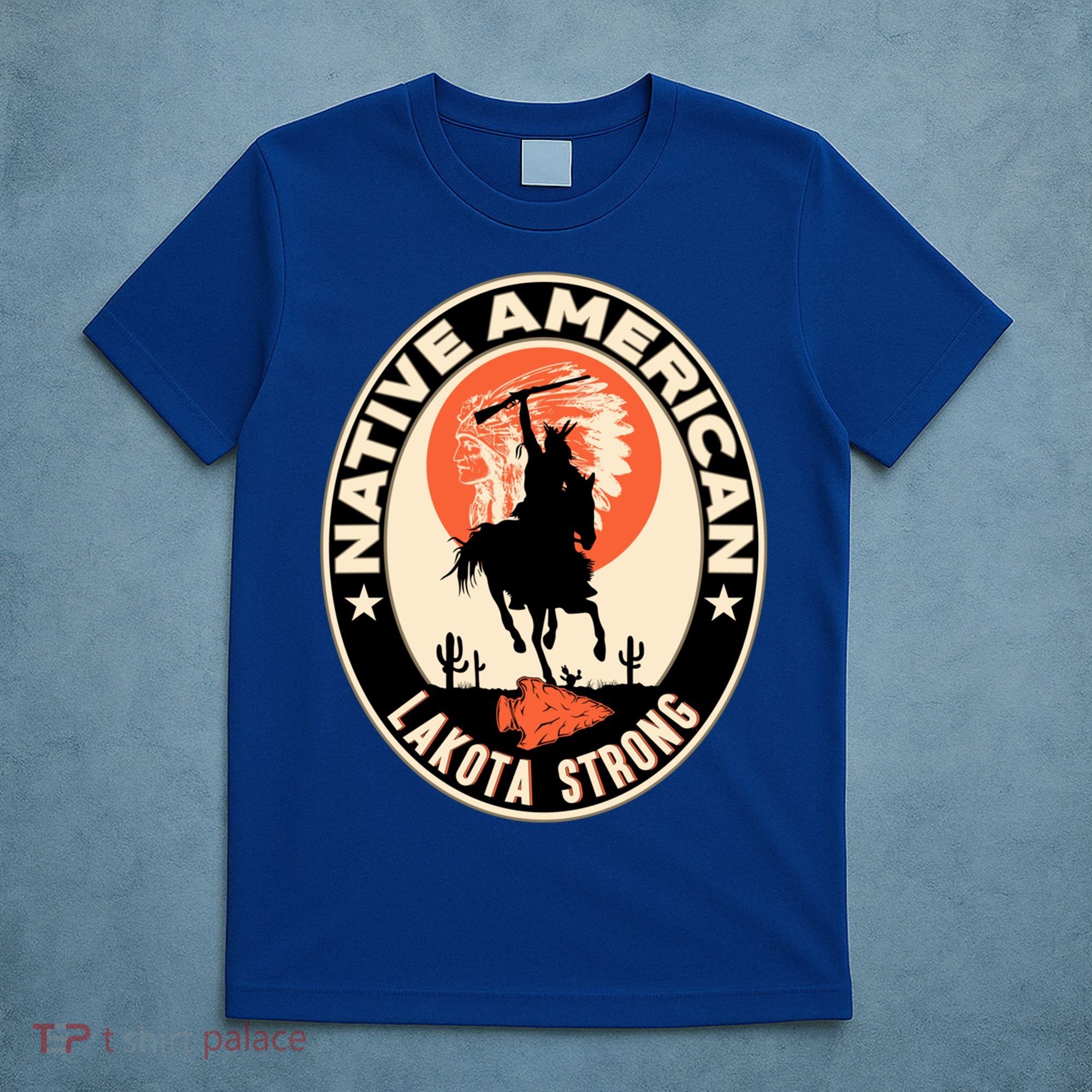 Lakota Tribe Native American Indian Pride Strong Retro Cool Gift T-Shirt