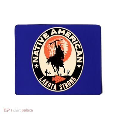 Lakota Tribe Native American Indian Pride Strong Retro Cool Gift Mousepad