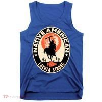 Lakota Tribe Native American Indian Pride Strong Retro Cool Gift Tank Top thumb 0