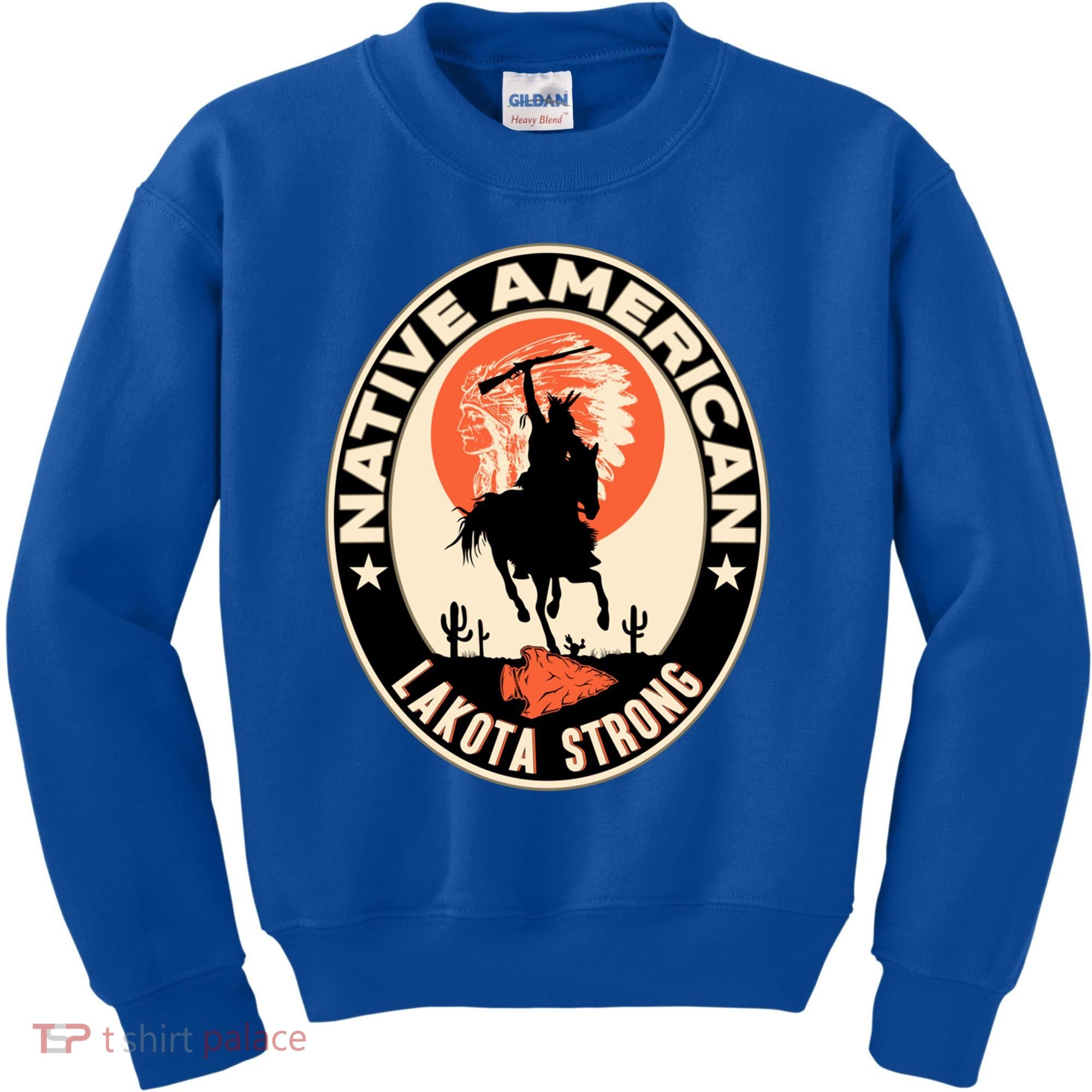 Lakota Tribe Native American Indian Pride Strong Retro Cool Gift Kids Sweatshirt