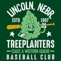 Lincoln Treeplanters Nebraska Vintage Baseball Team T-Shirt thumb 7