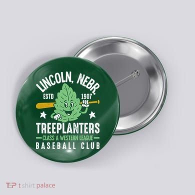 Lincoln Treeplanters Nebraska Vintage Baseball Team Button