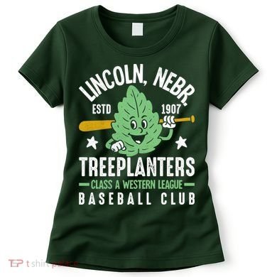 Lincoln Treeplanters Nebraska Vintage Baseball Team Women's T-Shirt