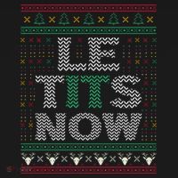 Le Tits Now Funny Party Christmas Ugly Sweater Women's Hoodie thumb 2