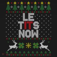 Le Tits Now Christmas Let It Snow Ugly Christmas Sweater Hoodie thumb 2
