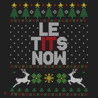Le Tits Now Christmas Let It Snow Ugly Christmas Sweater Beanie thumb 2