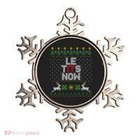 Le Tits Now Christmas Let It Snow Ugly Christmas Sweater Ornament thumb 0