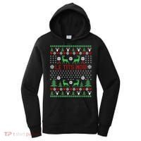 Le Tits Now Christmas Let It Snow Ugly Christmas Sweater Women's Hoodie thumb 0