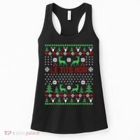 Le Tits Now Christmas Let It Snow Ugly Christmas Sweater Women's Tank Top thumb 0