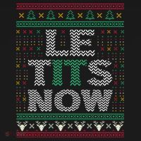 Le Tits Now Christmas Let It Snow Ugly Christmas Sweater Apron thumb 3