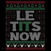 Le Tits Now Christmas Let It Snow Ugly Christmas Sweater Coffee Mug thumb 5