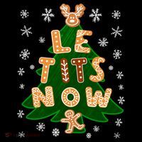 Le Tits Now Christmas Let It Snow Ugly Christmas Sweater Coffee Mug thumb 5
